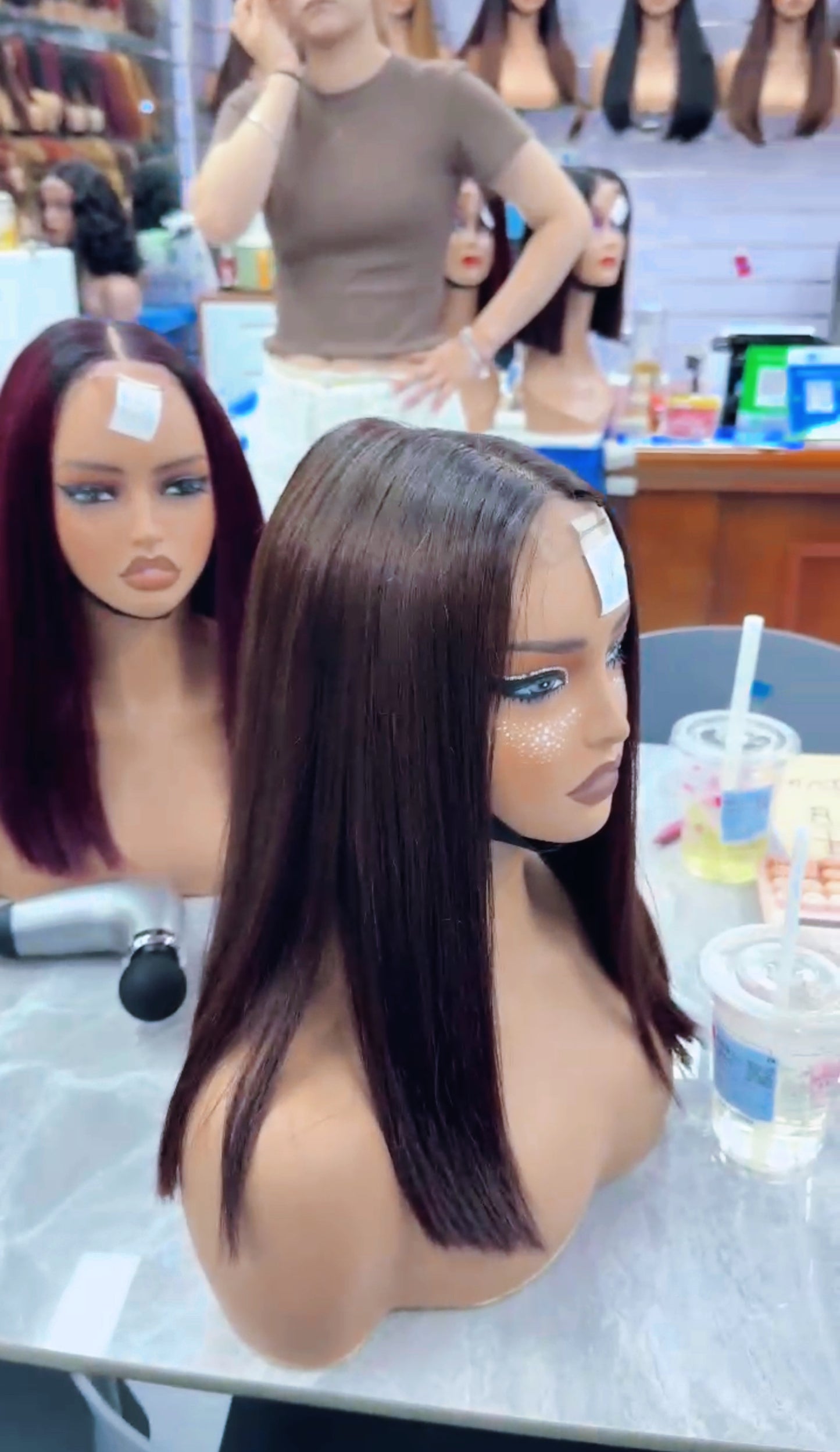 16 INCHES BONE STRAIGHT WITH CLOSURE