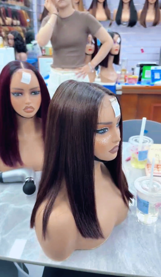 16 INCHES BONE STRAIGHT WITH CLOSURE