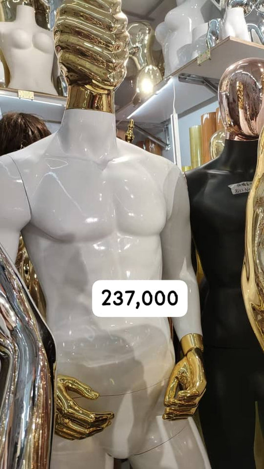 Premium Metallic Gold Mannequin